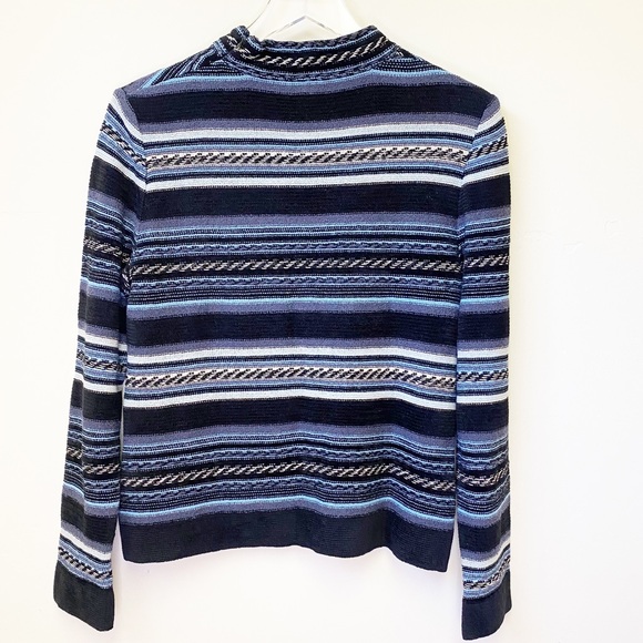 ST JOHN Sport Marie Gray mock turtleneck sweater - Picture 7 of 8